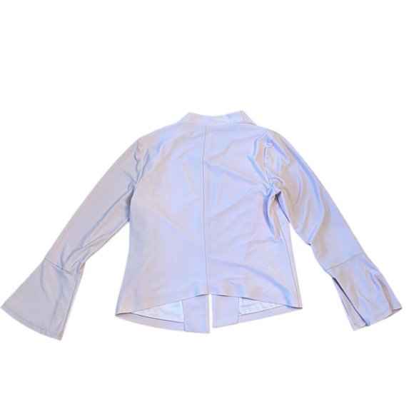 Adrianna Papell Blush Pink Bell Sleeve Open Front Blazer  Women’s Size Medium - Picture 12 of 15